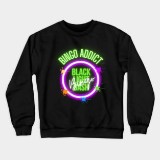 2022 Black Light  Bingo Bash Crewneck Sweatshirt